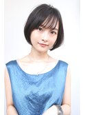 シースルーバングショート◎30代40代50代