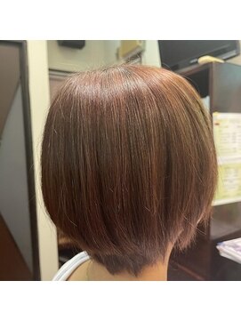 髪が傷まないストレート ショートボブ L ステイト Stayt のヘアカタログ ホットペッパービューティー