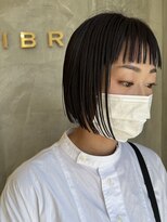 ミュゼリーブル(Musee libre)&nbsp;ラインが綺麗なミニボブ