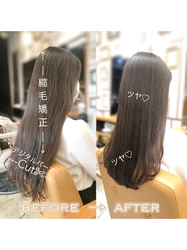 ラブクロムトーキョー オモテサンドウ(LOVECHROME OMOTESANDO) 縮毛矯正☆髪質改善ストカール☆トリートメントメルティカラー