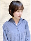 【morio札幌】札幌ショート　大人かわいい黒髪ショートボブ