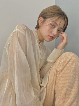 イミ(imi) 大人ショート/グレージュカラー/似合わせカット/髪質改善[登戸]