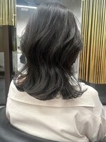 シティ(CITY) カーキグレージュ×鎖骨ミディアム[平山晶也]