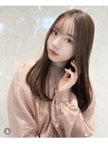 ローウェ 大阪堺東(Louwe)&nbsp;髪質改善/ミディアムボブ/白髪染め/韓国/レイヤー/堺東/ブリーチ