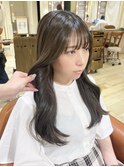 ☆フェイスレイヤー×ロングヘア☆ 暗めカラー