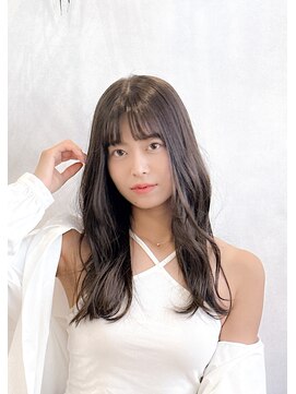 バランス 新宿(balance) ★くびレイヤー★薄めバング★小顔カット★大人ガーリー★