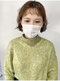 【三ツ井純】柔らかいニュアンスパーマ ほつれカール 大人可愛い
