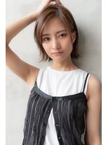 オースティン 流山おおたかの森(AUSTIN)&nbsp;大人かわいい前髪セシルカットココアブラウンフリンジウェーブ