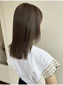 ナチュラルハイライト オリーブベージュハイライトカラー
