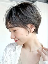 オリーブカラー小顔くすみベージュ秋色透明感カラー_39524