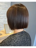 切りっぱなしボブ