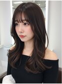 美髪/ワイドバング/レイヤーカット/くすみベージュ/新小岩駅