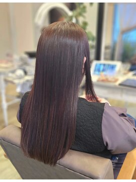 ヘアアトリエ ナイン(hair atelier nine) イメチェン/マロンベージュ/刈り上げボブ/美髪/福島市