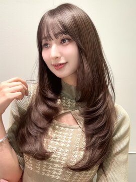 パルス ヨコハマ(PULSE yokohama) レイヤーカット/ハッシュカット/ミルクティーベージュ