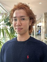 ピークアブー アヴェダ アトレ恵比寿(PEEK-A-BOO AVEDA)&nbsp;オレンジベージュ/ブリーチあり/パーマ