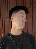 オスマン 御茶ノ水神保町店(Osmann)&nbsp;フェザーパーマグレーブルーカラー刈り上げショートバング