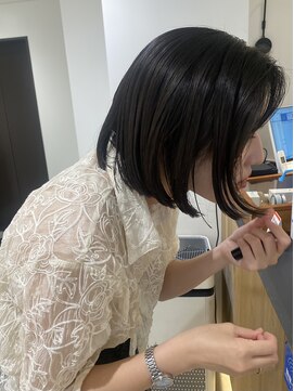 ナンバースリー 綱島店(Number Three) ぷつっとボブ【Number Three 綱島店】
