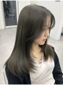 グレージュ アッシュグレー &nbsp;透明感カラー