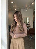 フュージョンファイブ(FUSION5)&nbsp;レイヤーロングベージュ20代30代40代くびれエクステ韓国ヘア