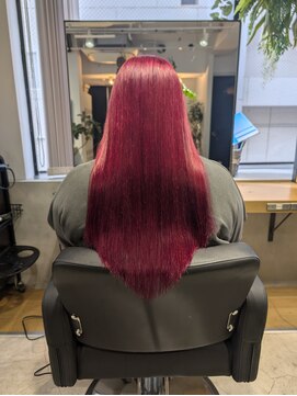 エイト 藤沢店(EIGHT fujisawa) ワインレッド【藤沢/ケアブリーチ/髪質改善】