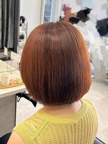 アヤラ オーガニックアンドスパ 東船橋店(AYALA) 【江添茉友】オレンジブラウン/ショートボブ/レイヤー