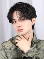 ザ サードヘアー 津田沼 annex(THE 3rd HAIR)&nbsp;シャドウパーマ　センターパート