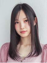 ロディーナ 大口 新子安(rodina)&nbsp;ミルクティーブロンド/ダークブルー/デジタルパーマ/大口新子安