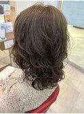 コテ風パーマ