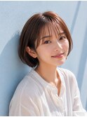 蕨駅レイヤーボブ20代30代40代透明感カラー小顔/白髪