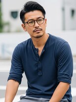 エムエイチバーバー 肥後橋(MH THE BARBER) アップバング×ビジネスショート【肥後橋駅・西梅田・本町】