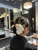 サンカリ イオンモール新居浜店(SANKARI)&nbsp;成人式前撮り×華やかシニヨン