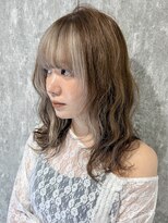 アンジェロ カリノ(Angelo Carino)&nbsp;デザインカラー/フェイスフレーミング/ミルクティーベージュ