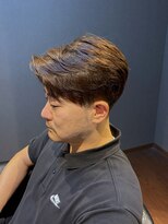 ビーダンディー(Bee dandy) ビジネスツーブロックショート サイドパート ダークブラウン