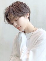 アイティー バイ アルバム 中野店(IT by ALBUM)&nbsp;韓国ショート_ボブルフクールショートピンクベージュ_ba309933