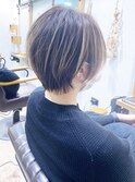 mag佐藤聖ことりベージュハイライトクールショートコンマヘア