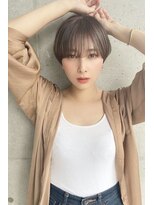 ジーナ 船橋(Zina)&nbsp;小顔セミウェットウェーブピンクベージュハイライトカラー