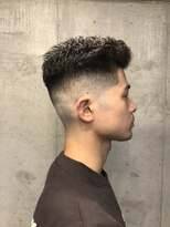 グッドプレイスアンドシング(Good Place&thing)&nbsp;メンズ刈り上げ短髪スキンフェードハードパーマ宮城リョータヘア