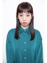 マウロア(MAULOA) 【MAULOA】ストレートスタイル オン眉 パープルレッド