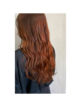 ジーナ 福岡千早(Zina) 【Zina】オレンジカラー/艶カラー/20代30代40代