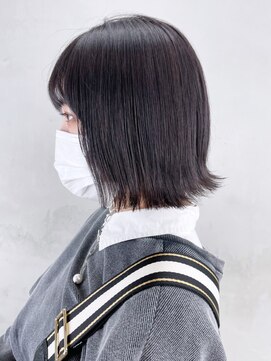 アイティーバイアルバム 藤沢店(IT by ALBUM) オリーブグレー_くびれヘアビタミンカラー_ba335621