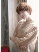 似合わせ小顔丸みショート/大人ショートボブ/マッシュショートa