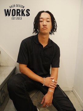 ワークス ヘアデザイン(WORKS HAIR DESIGN) ミディアムヘアードレッド