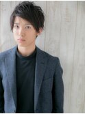 ソフトヘーゼルベージュ束感ウルフヘアQ