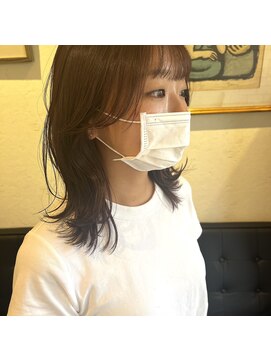 アルマヘアー(Alma hair by murasaki) ◎ツヤカラーのくびれミディアムスタイル◎