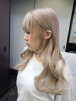 アンク クロス 池袋北口店(ANKHCROSS)&nbsp;韓国風　ケアブリーチ　パールベージュ　池袋