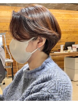 クラッチ ユニ(CLUTCH uni) ♪ハンサム毛流れショート♪【大阪難波美容室 中塚孝博】