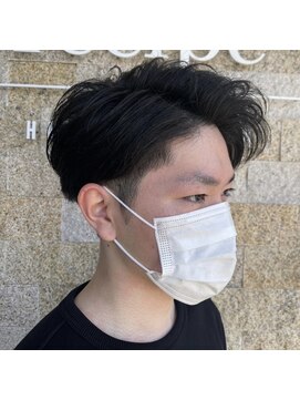 レシピ(recipe) 刈り上げアップバング