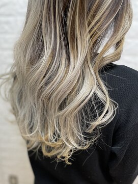 ニューヨーク 桂川店(NEWYORK) バレイヤージュ/髪質改善20代30代40代50代白髪ぼかしハイライト