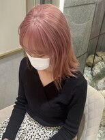 ゼスト フィーノ(ZEST fino) 【立川】ハイトーンピンクカラー ブリーチ1回で出来る