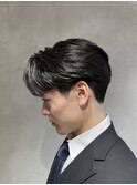 メンズカット/センターパート/メンズウルフ/ニュアンスパーマ
